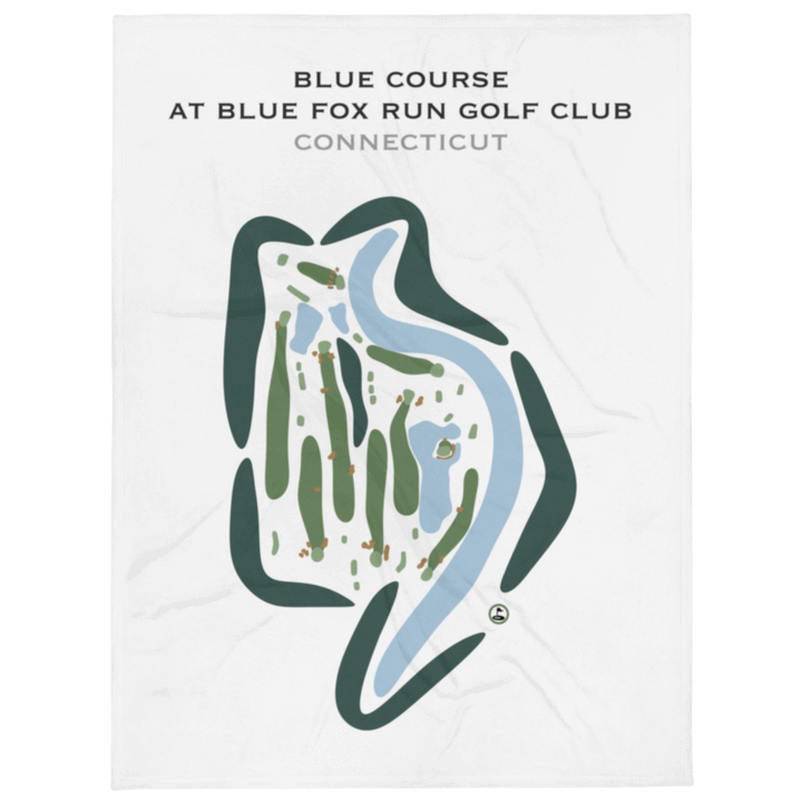 Blue Course at Blue Fox Run Golf Club, Florida - Printed Golf Courses