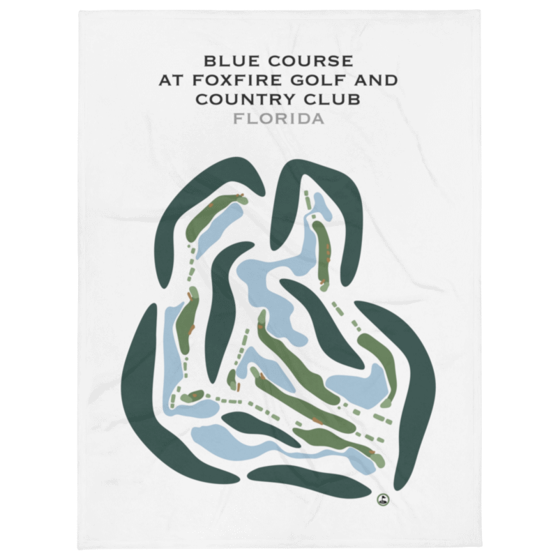 Blue Course at Foxfire Golf & Country Club, Florida - Printed Golf Courses