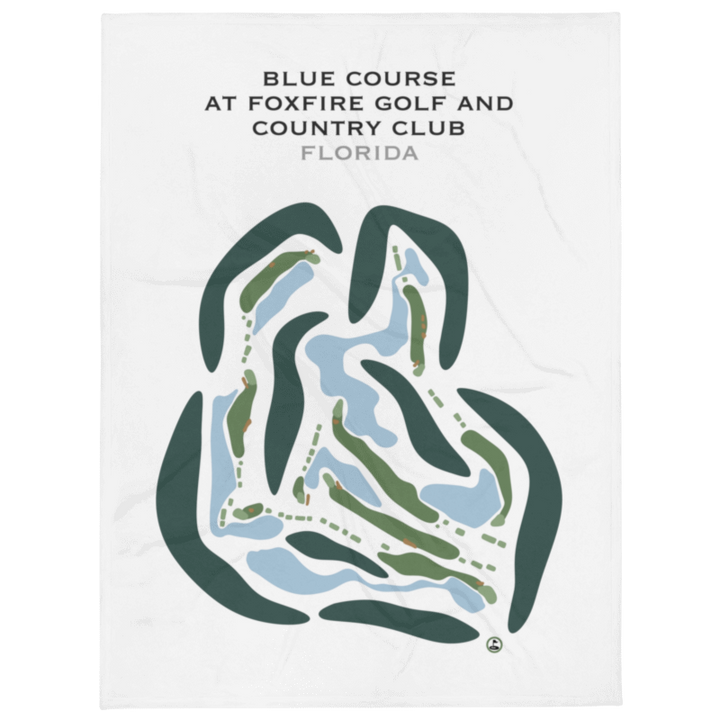 Blue Course at Foxfire Golf & Country Club, Florida - Printed Golf Courses