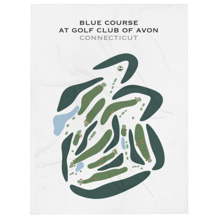 Blue Course at Golf Club of Avon, Florida - Printed Golf Courses