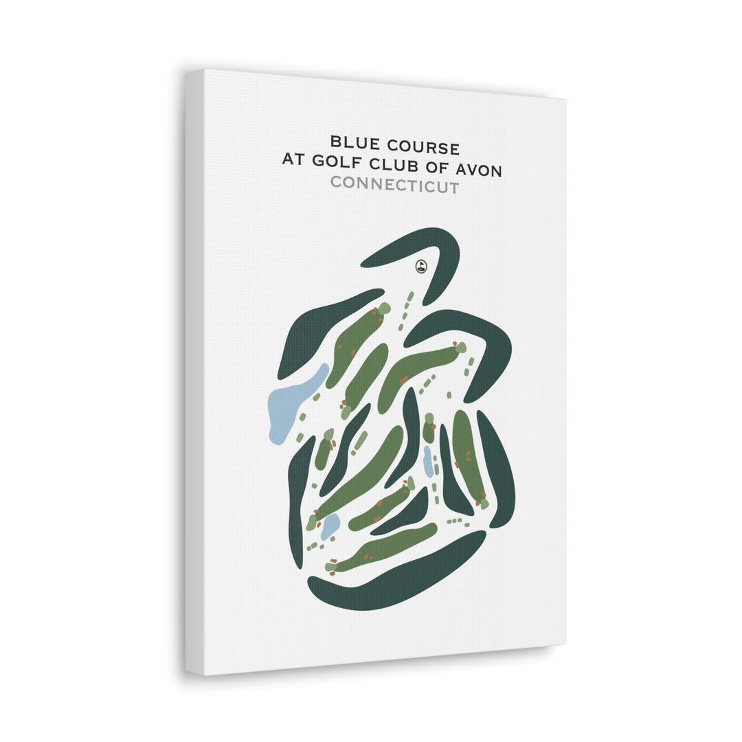 Blue Course at Golf Club of Avon, Florida - Printed Golf Courses