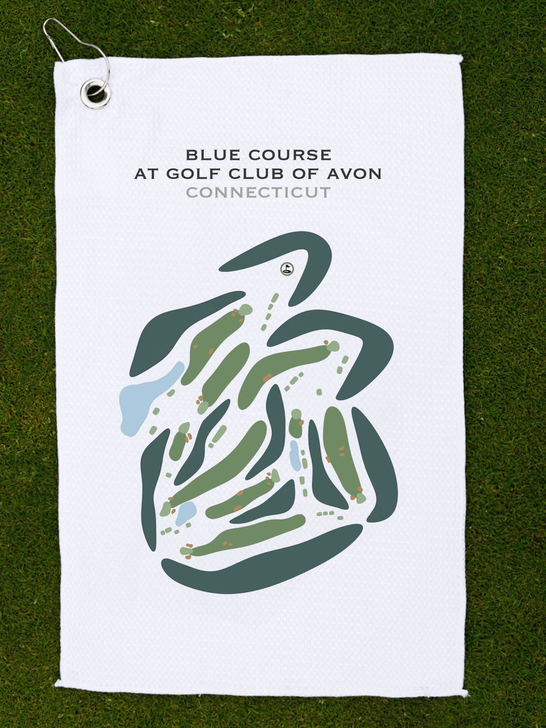 Blue Course at Golf Club of Avon, Florida - Printed Golf Courses