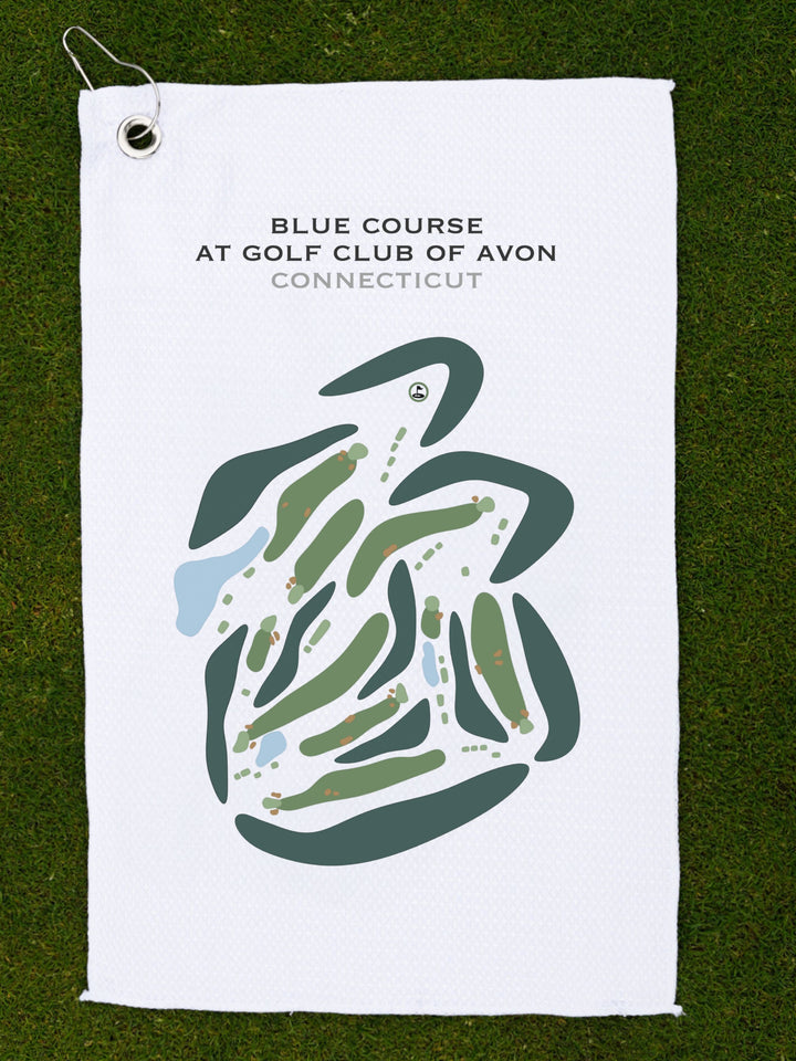 Blue Course at Golf Club of Avon, Florida - Printed Golf Courses