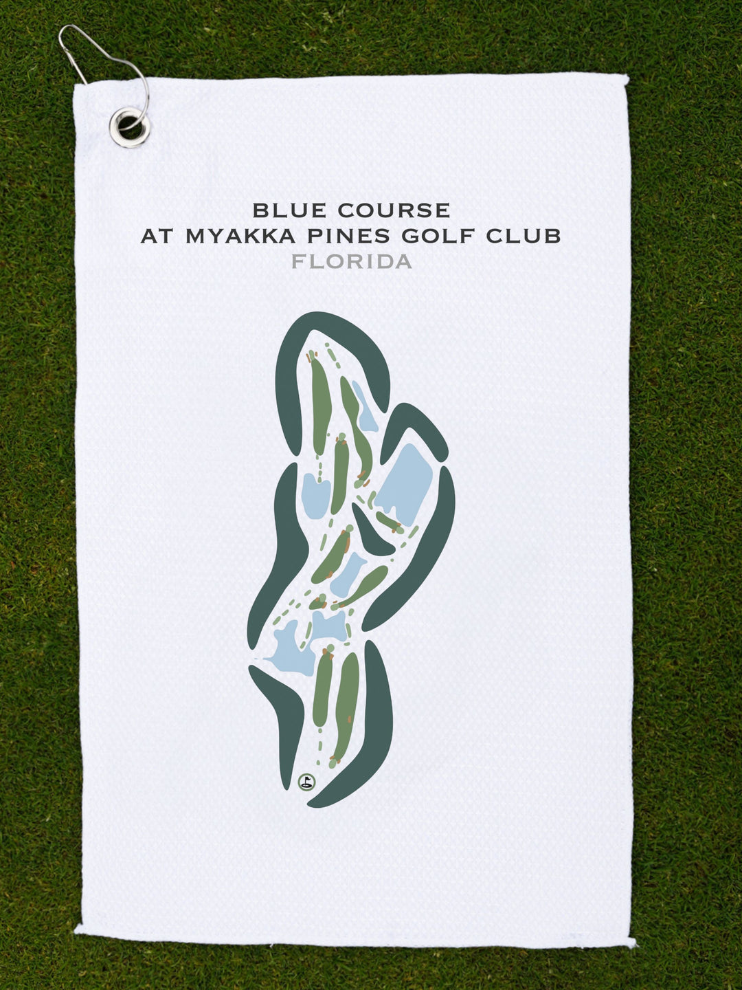 Blue Course at Myakka Pines Golf Club, Florida - Printed Golf Courses