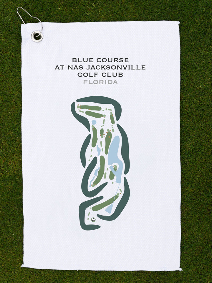 Blue Course at NAS Jacksonville Golf Club, Florida - Printed Golf Courses