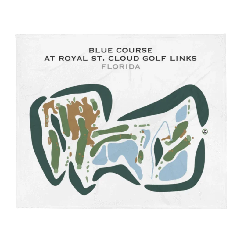 Blue Course at Royal St Cloud Golf Links, Florida - Printed Golf Courses