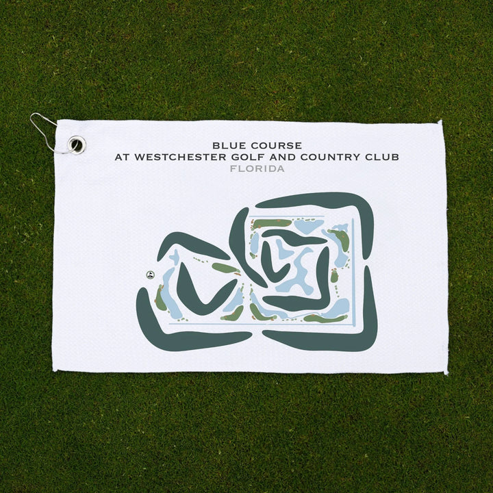 Blue Course at Westchester Golf & Country Club, Florida - Printed Golf Courses