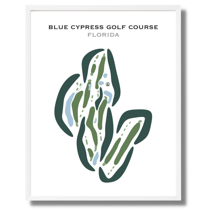 Blue Cypress Golf Course, Florida - Printed Golf Courses