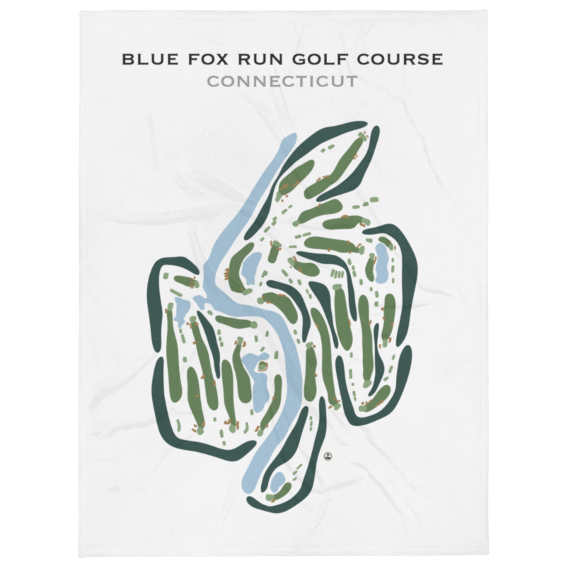 Blue Fox Run Golf Course, Connecticut - Printed Golf Courses