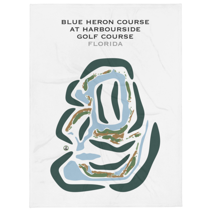 Blue Heron Course at Harbourside Golf Course, Florida - Printed Golf Courses