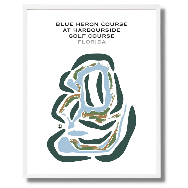 Blue Heron Course at Harbourside Golf Course, Florida - Printed Golf Courses