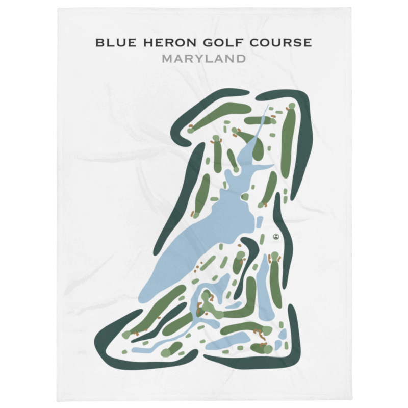 Blue Heron Golf Course, Maryland - Printed Golf Courses