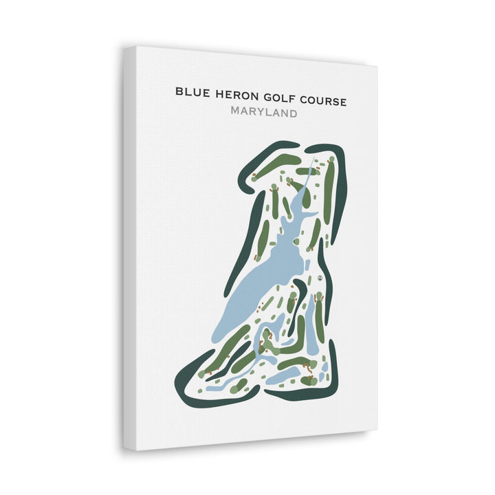 Blue Heron Golf Course, Maryland - Printed Golf Courses