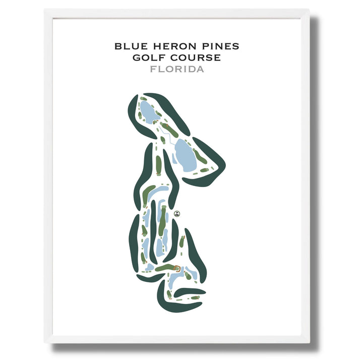 Blue Heron Pines Golf Course, Florida - Printed Golf Courses