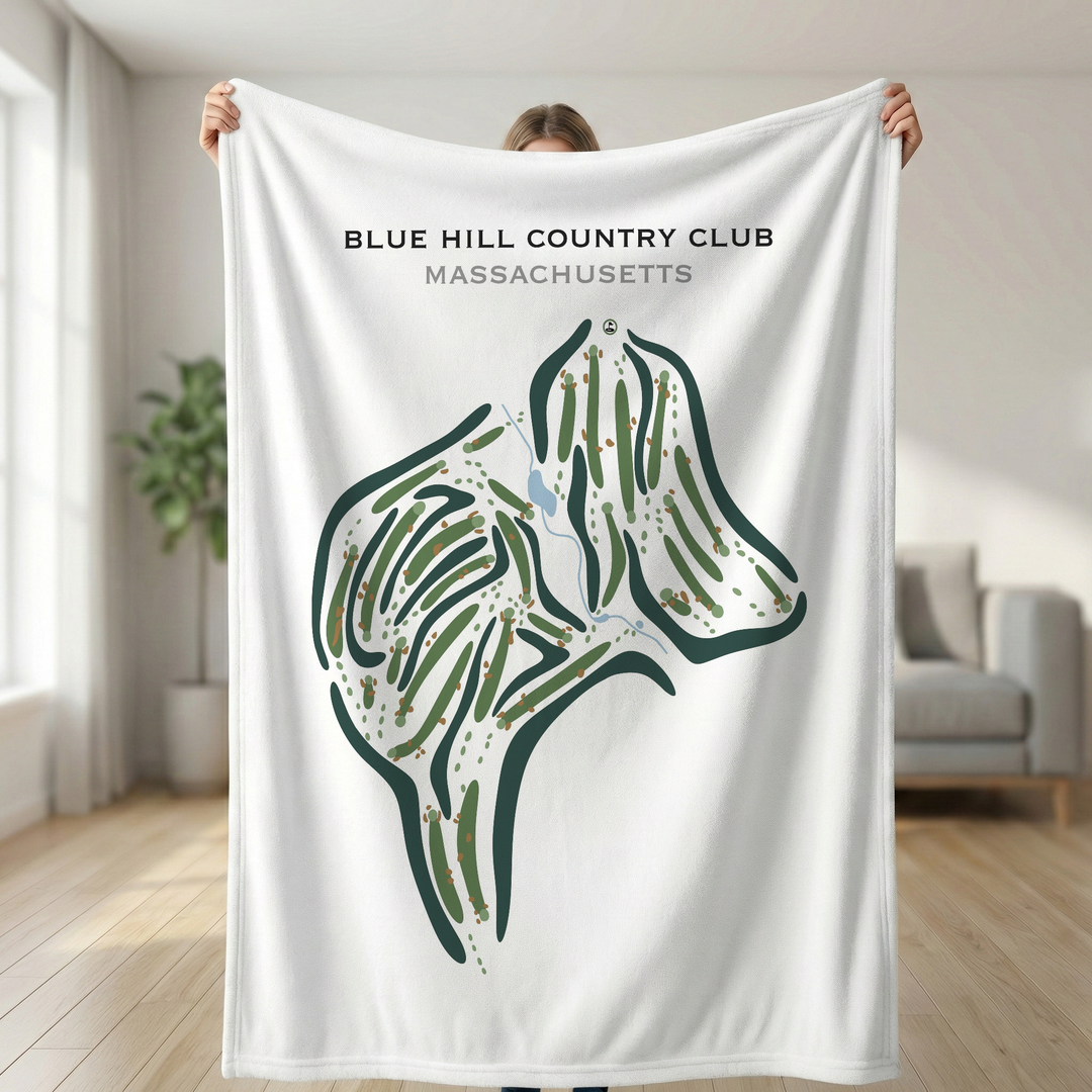 Blue Hill Country Club, Massachusetts - Printed Golf Courses