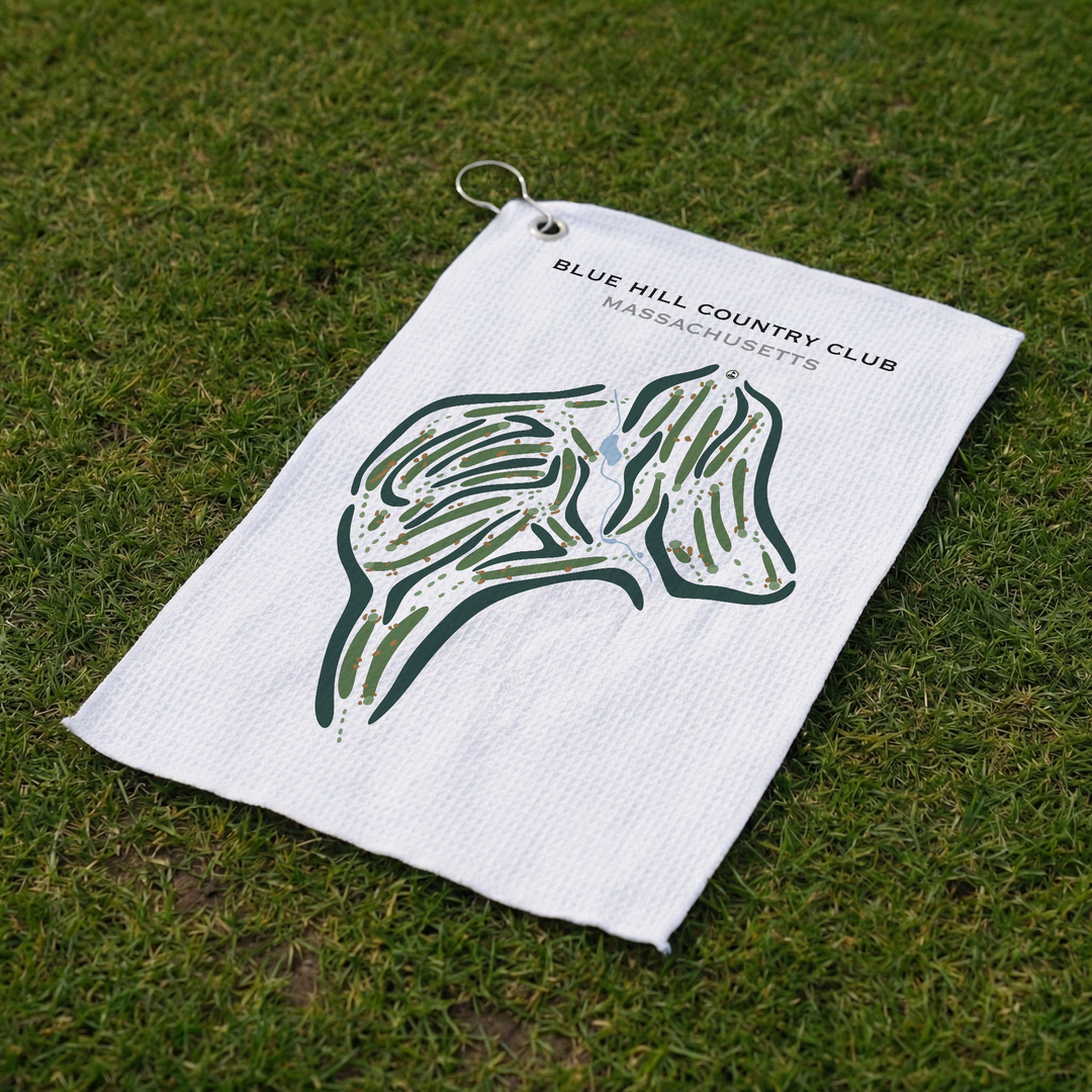 Blue Hill Country Club, Massachusetts - Printed Golf Courses
