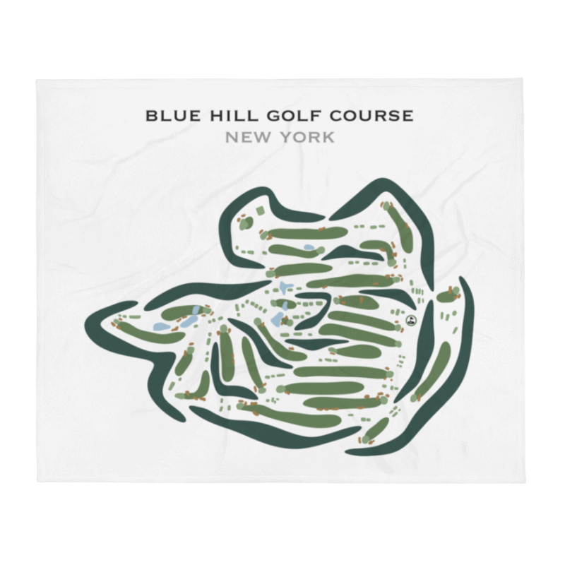 Blue Hill Golf Course, Orangeburg, New York - Printed Golf Courses