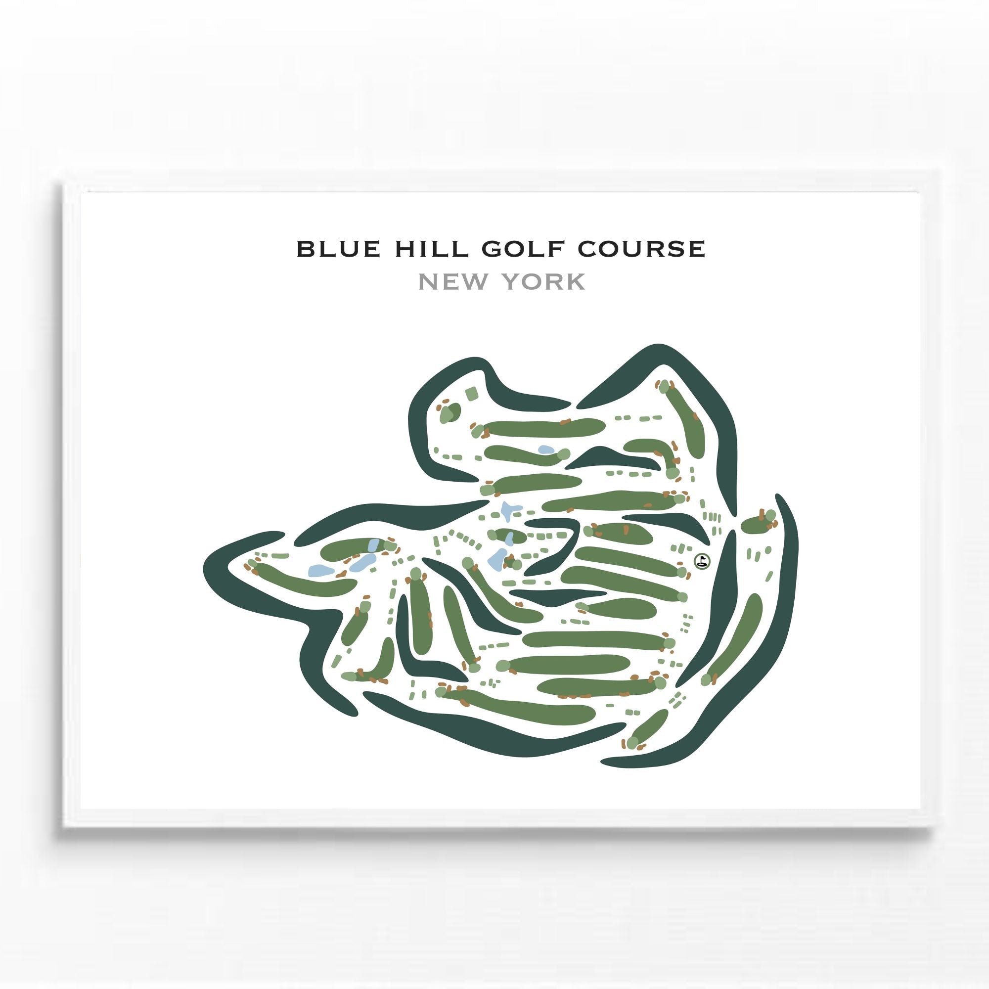 Buy the best printed golf course Blue Hill Golf Course, New York