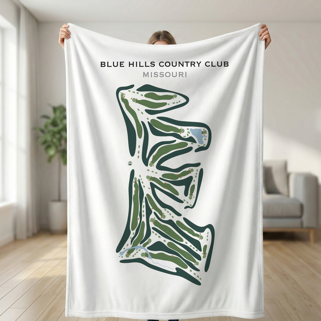 Blue Hills Country Club, Missouri - Printed Golf Courses