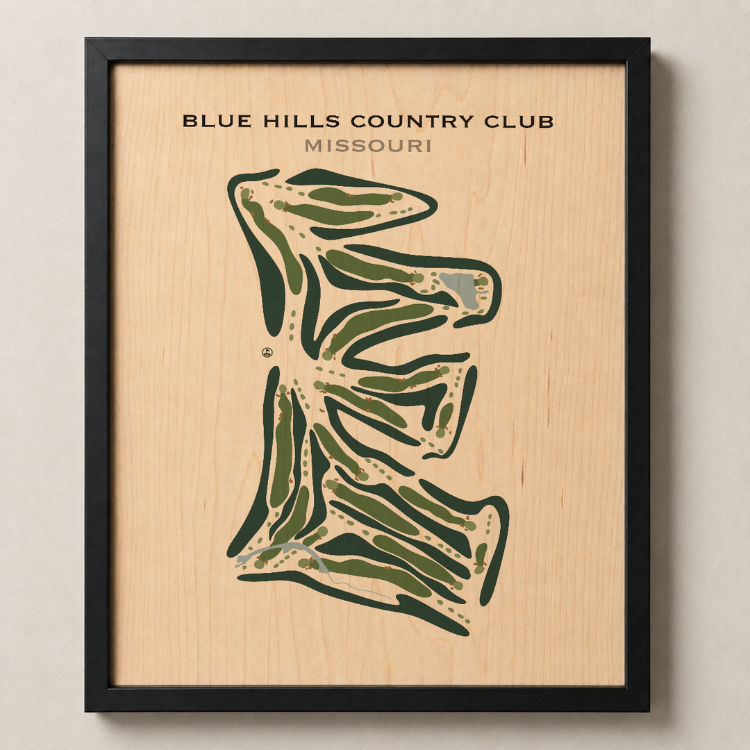 Blue Hills Country Club, Missouri - Printed Golf Courses