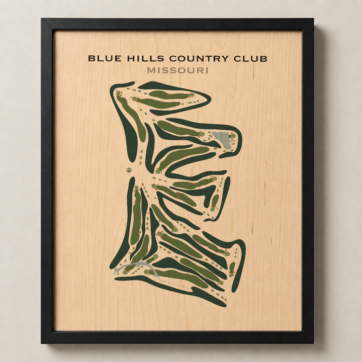 Blue Hills Country Club, Missouri - Printed Golf Courses
