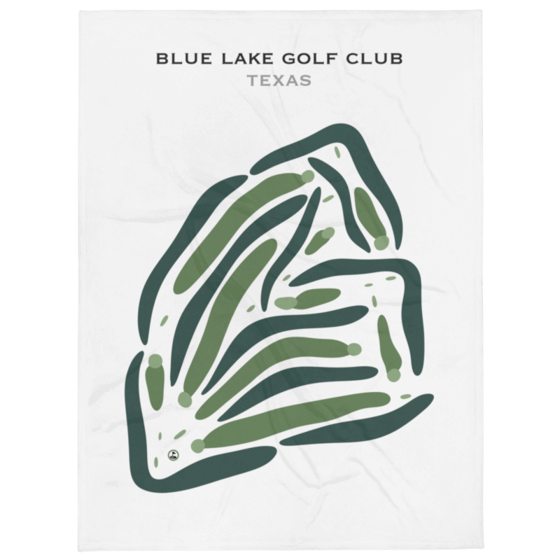 Blue Lake Golf Club, Texas - Printed Golf Courses