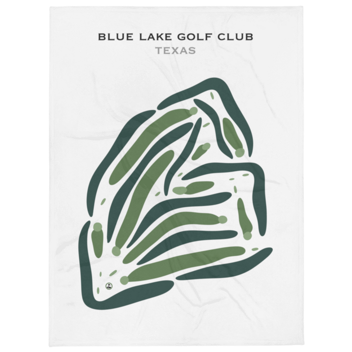 Blue Lake Golf Club, Texas - Printed Golf Courses