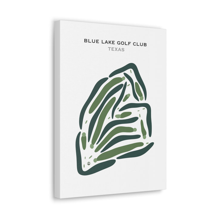 Blue Lake Golf Club, Texas - Printed Golf Courses