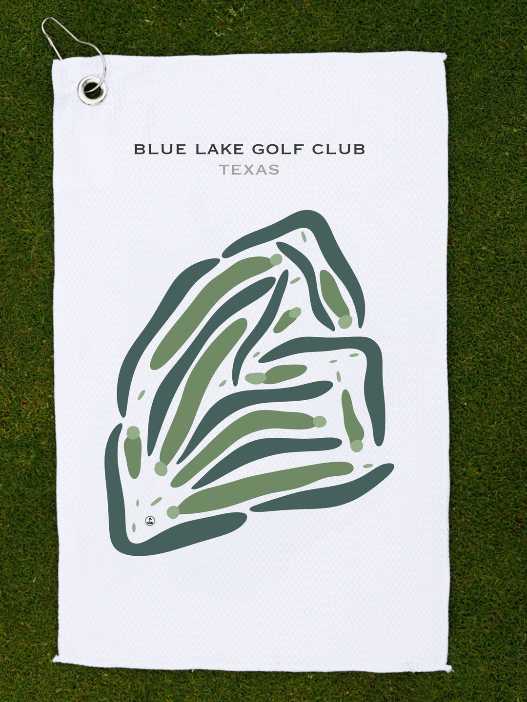 Blue Lake Golf Club, Texas - Printed Golf Courses