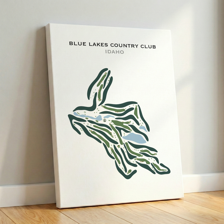 Blue Lakes Country Club, Idaho - Printed Golf Courses
