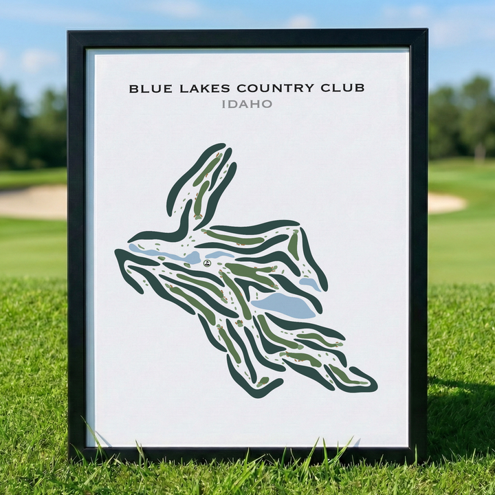 Blue Lakes Country Club, Idaho - Printed Golf Courses