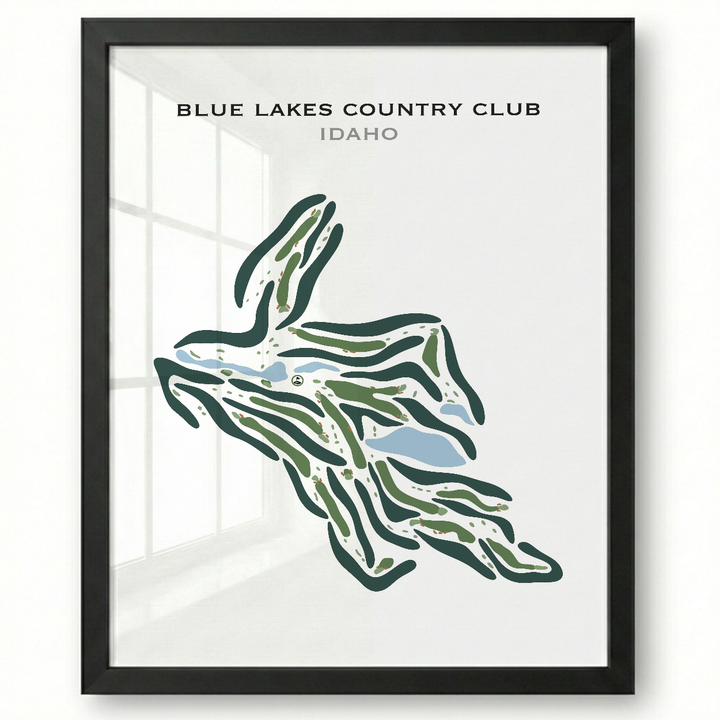 Blue Lakes Country Club, Idaho - Printed Golf Courses