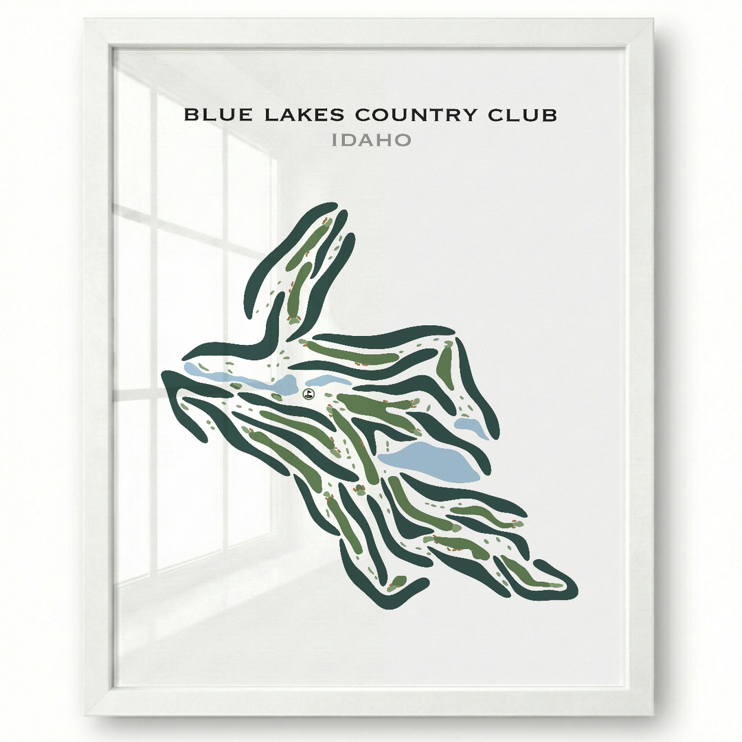 Blue Lakes Country Club, Idaho - Printed Golf Courses