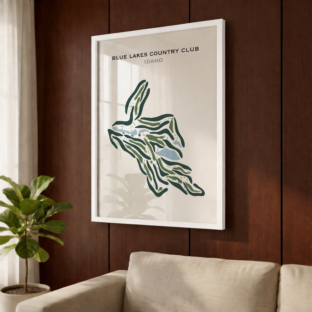 Blue Lakes Country Club, Idaho - Printed Golf Courses
