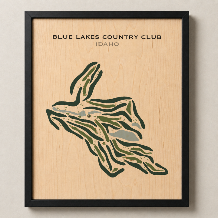 Blue Lakes Country Club, Idaho - Printed Golf Courses