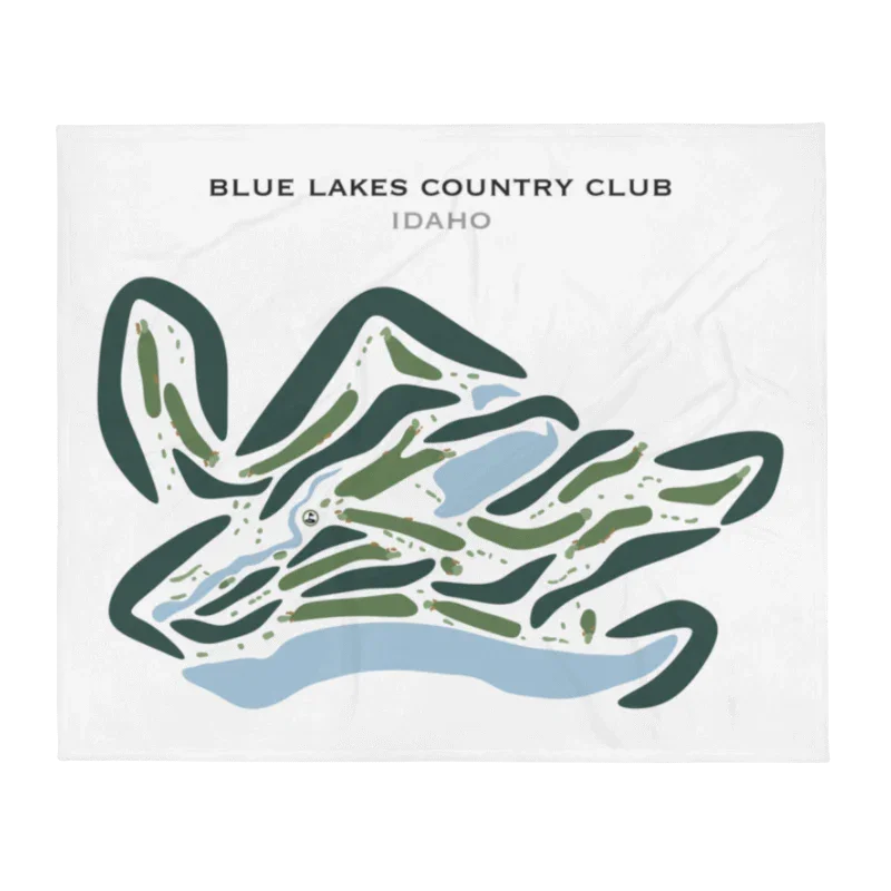 Blue Lakes Country Club, Jerome, Idaho - Printed Golf Courses