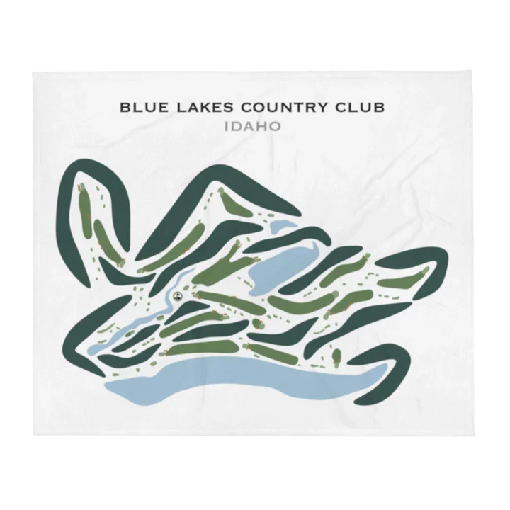 Blue Lakes Country Club, Jerome, Idaho - Printed Golf Courses