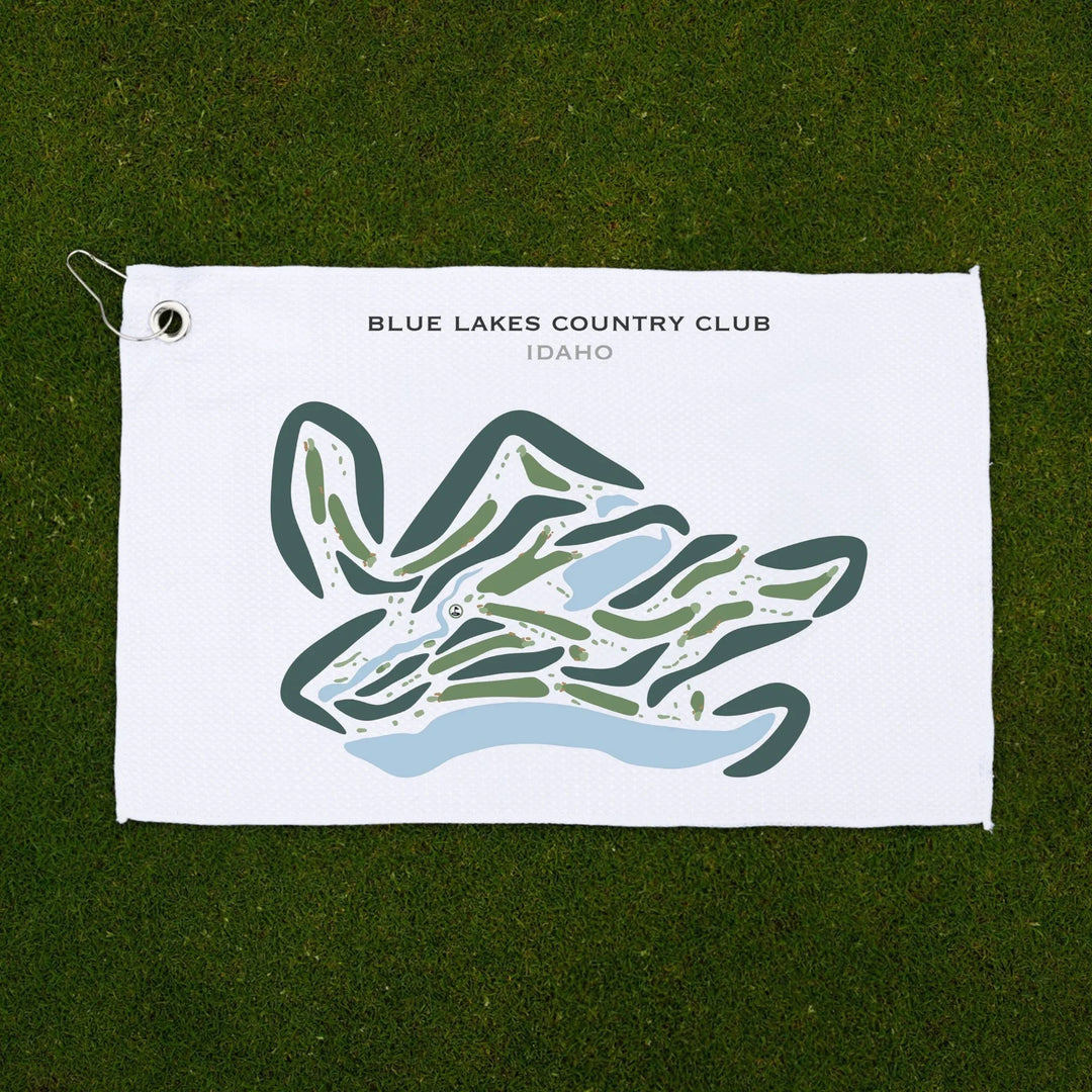 Blue Lakes Country Club, Jerome, Idaho - Printed Golf Courses