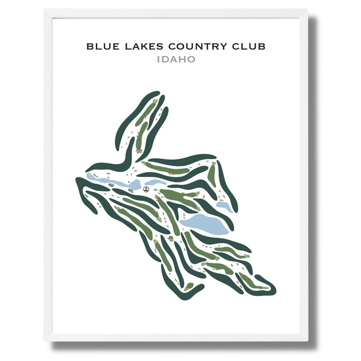 Blue Lakes Country Club, Idaho - Printed Golf Courses