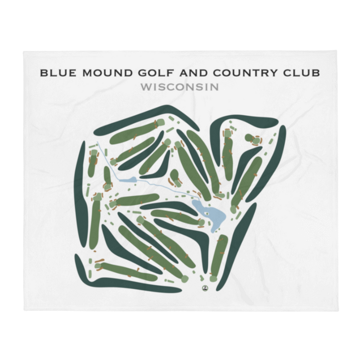 Blue Mound Golf and Country Club, Wisconsin - Printed Golf Course