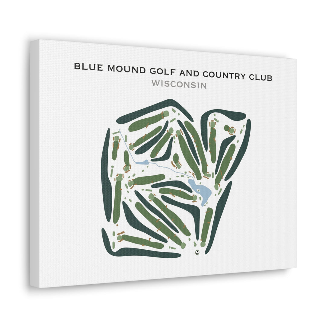 Blue Mound Golf and Country Club, Wisconsin - Printed Golf Course