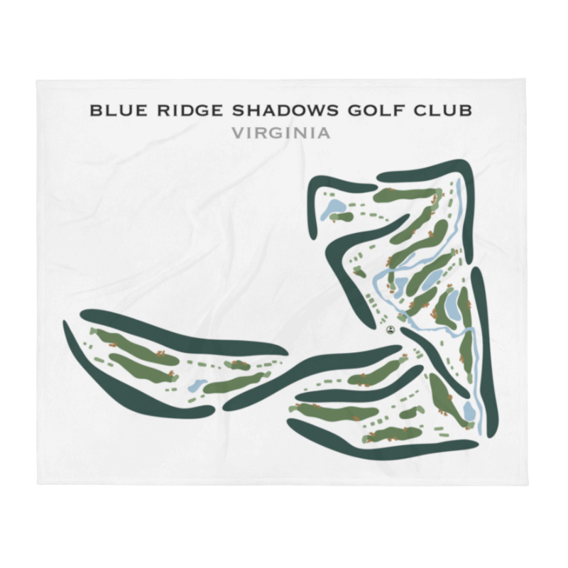 Blue Ridge Shadows Golf Club, Virginia - Printed Golf Course