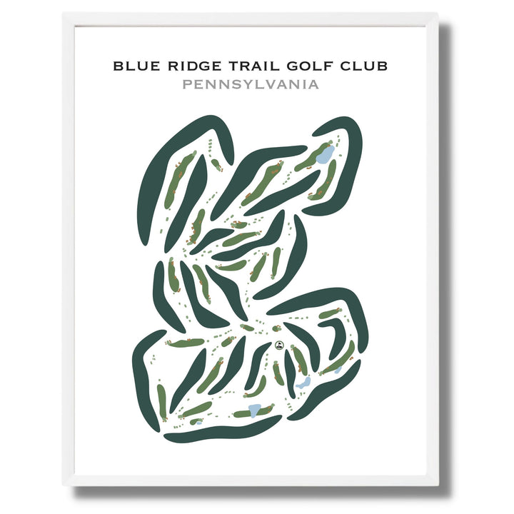 Blue Ridge Trail Golf Club, Pennsylvania - Printed Golf Courses