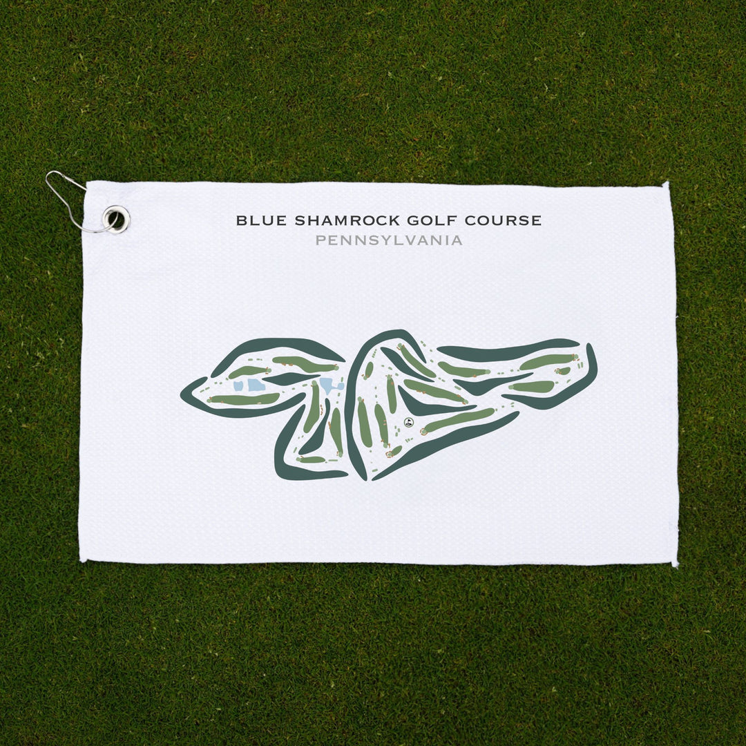 Blue Shamrock Golf Course, Pennsylvania - Printed Golf Courses