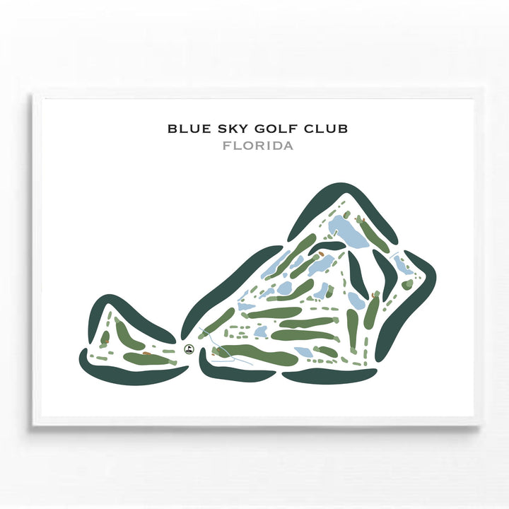 Blue Sky Golf Club, Florida - Printed Golf Courses