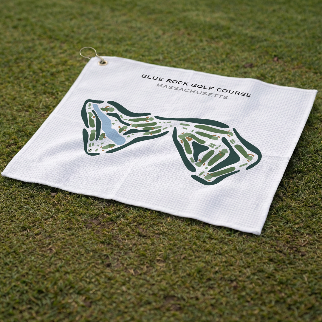Blue Rock Golf Course, Massachusetts - Printed Golf Course