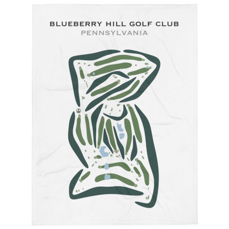 Blueberry Hill Golf Club, Pennsylvania - Printed Golf Courses