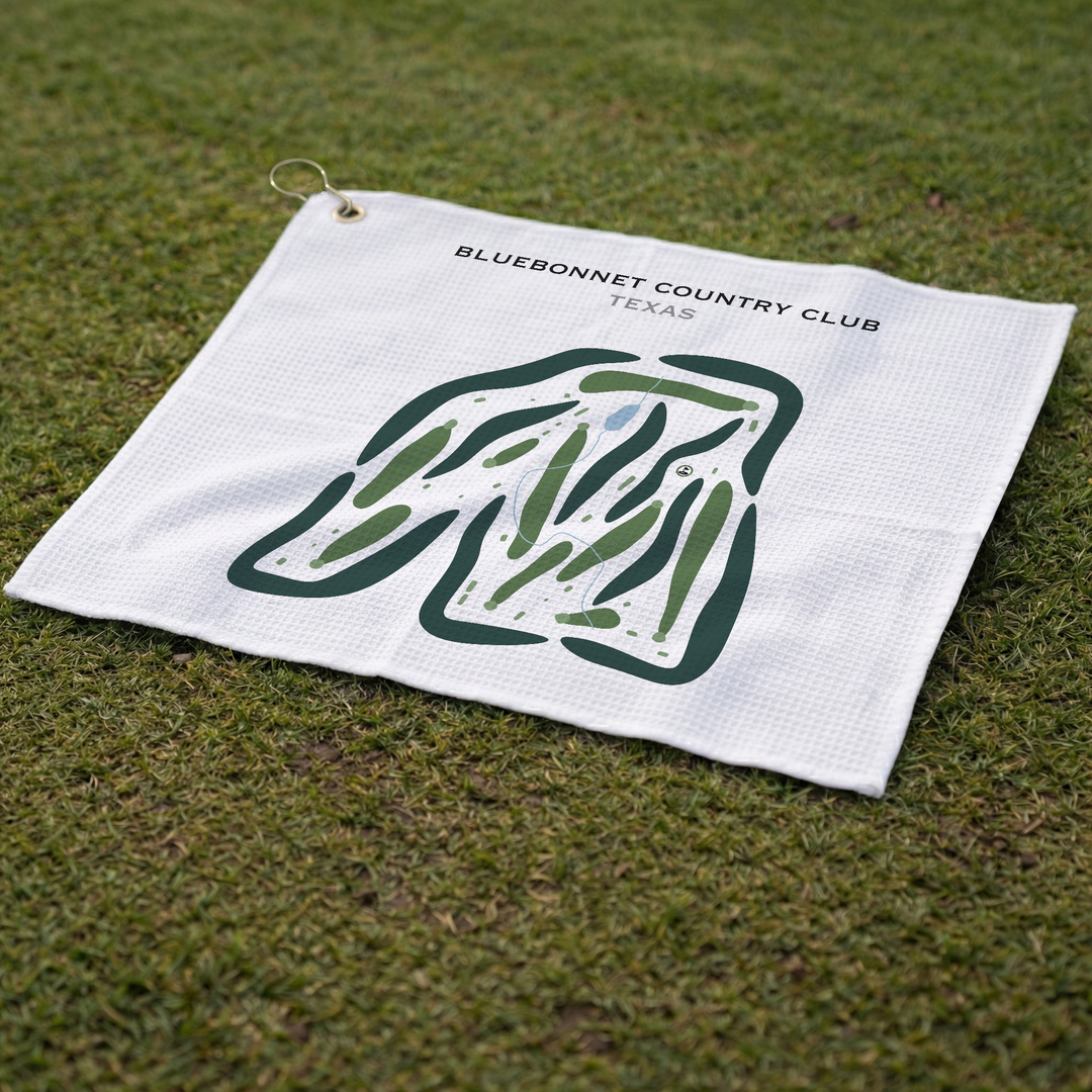 Bluebonnet Country Club, Texas - Printed Golf Courses