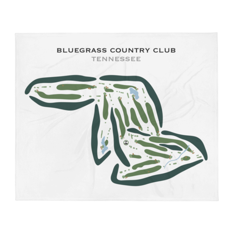 Bluegrass Country Club, Tennessee - Printed Golf Courses