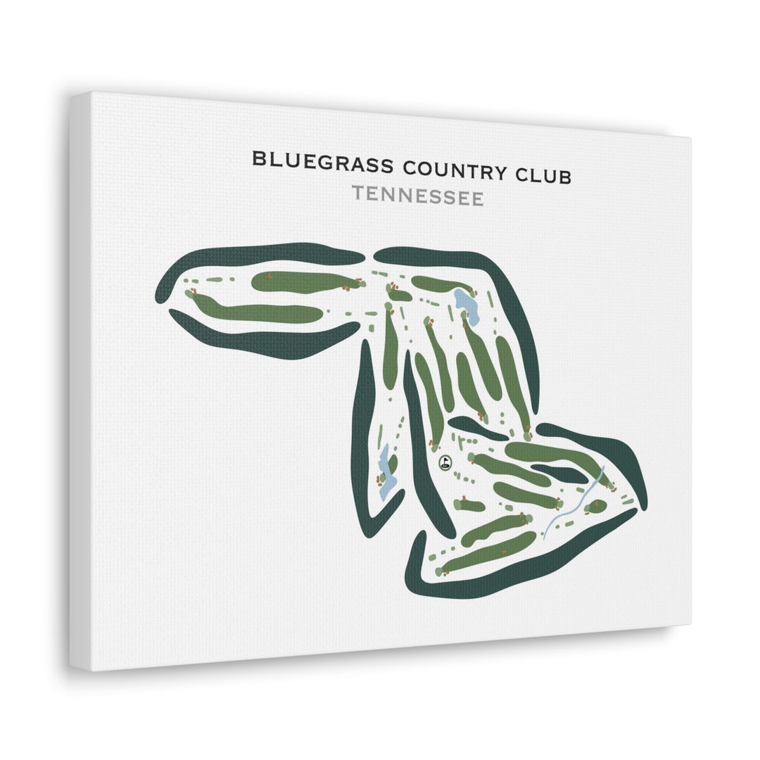 Bluegrass Country Club, Tennessee - Printed Golf Courses